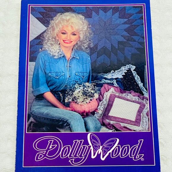 Vintage Dollywood Dolly Parton Portrait Postcard- Unused - Picture 1 of 4